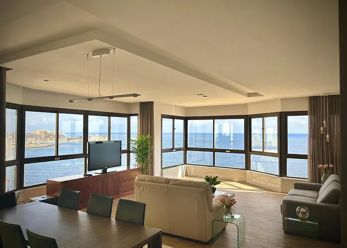 Sea View Luxury Haven Living & 3bedrooms Seafront Apartamento